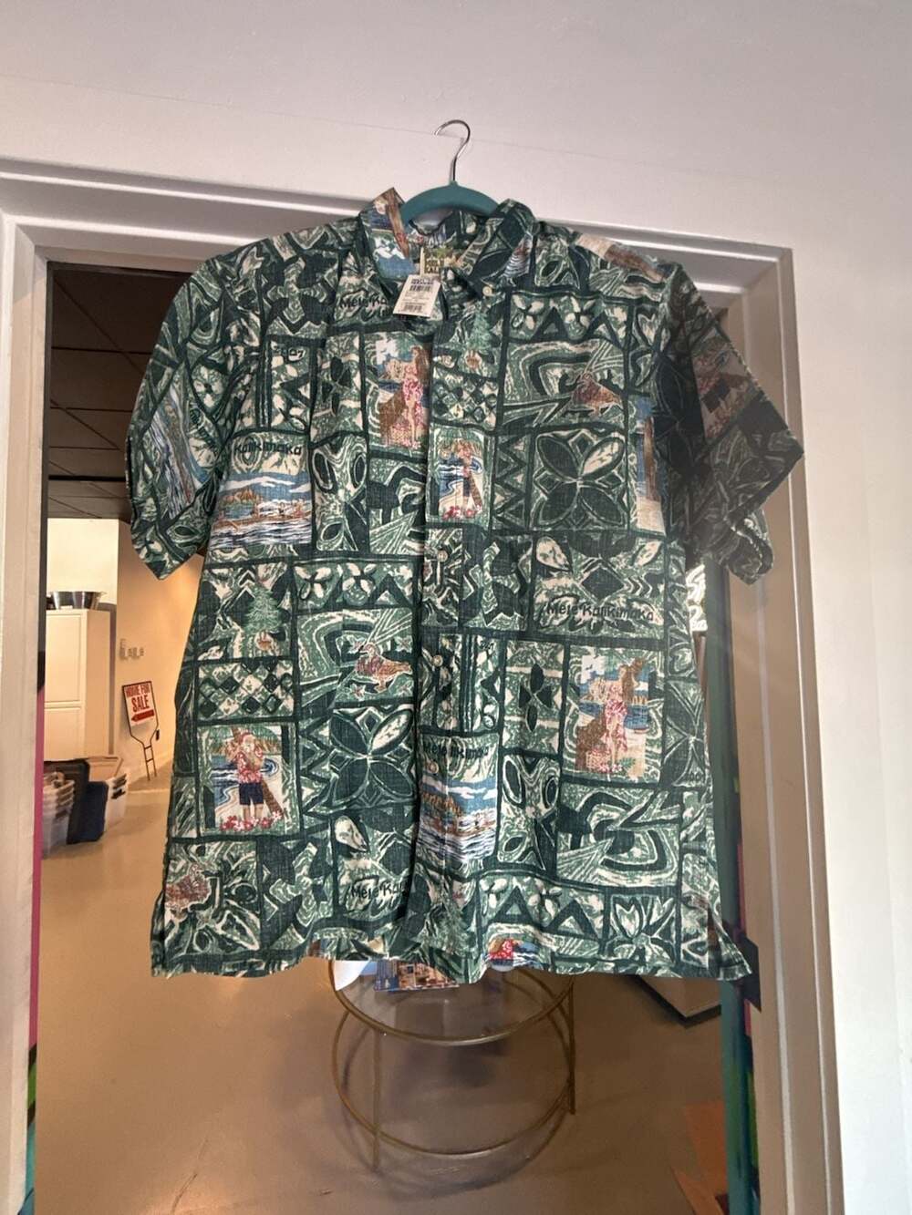 Reyn Spooner Mele Kalikimaka 2007 Christmas Hawaiian Button-Up Shirt